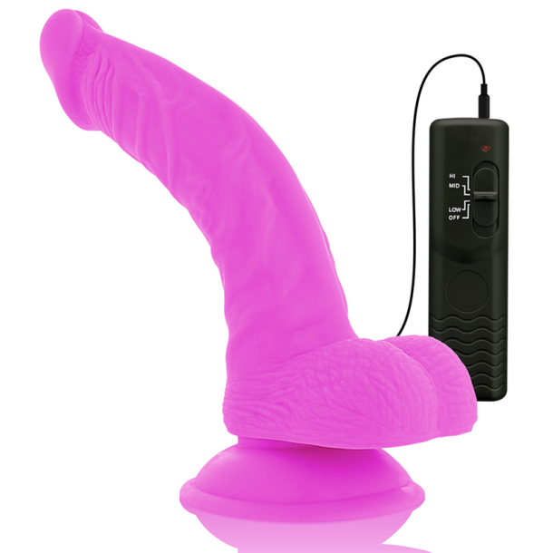 Diversia vibrerende dildo 21,5 cm lilla