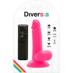 Diversia vibrerende dildo 17 cm lyser�d