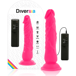 Diversia vibrerende dildo 21 cm lyser�d