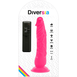 Diversia vibrerende dildo 21 cm lyser�d