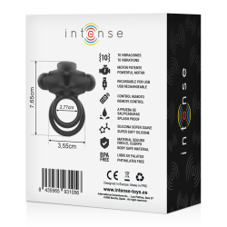 Intense anillo fjernbetjent vibrator 10 m�nstre