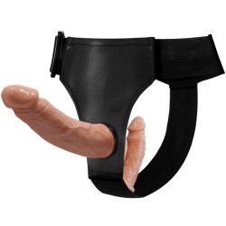 Baile ultra lidenskabelig harness dobbelt dildoer
