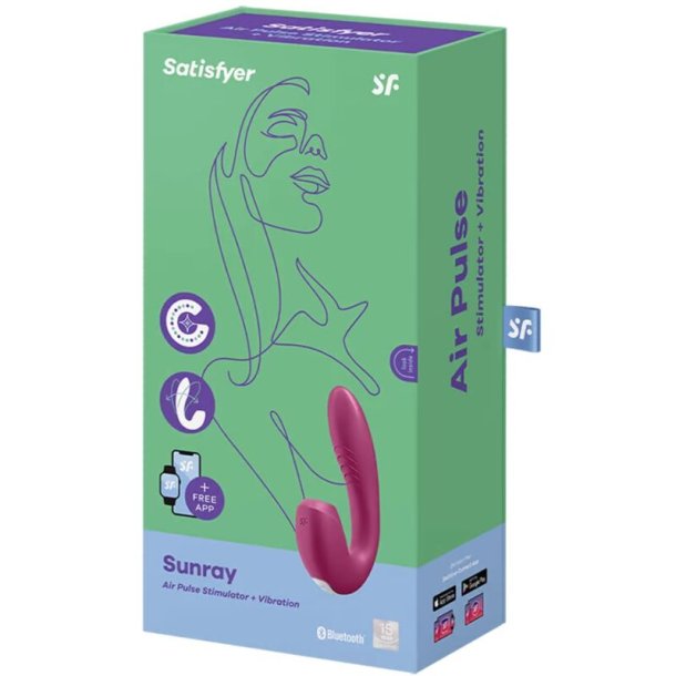 Satisfyer sunray stimulator &amp; vibration r�d