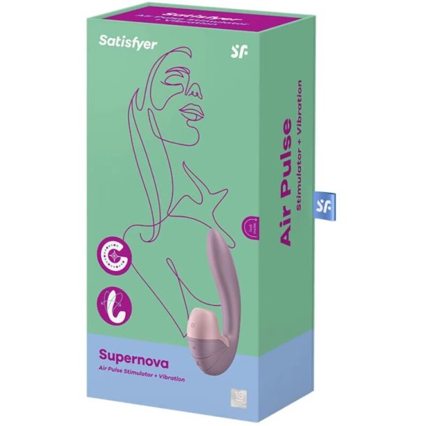 Satisfyer sunray stimulator &amp; vibration pink