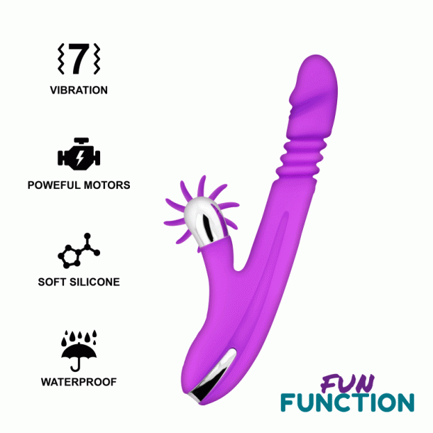 Fun Function bunny funny up &amp; down vibrator