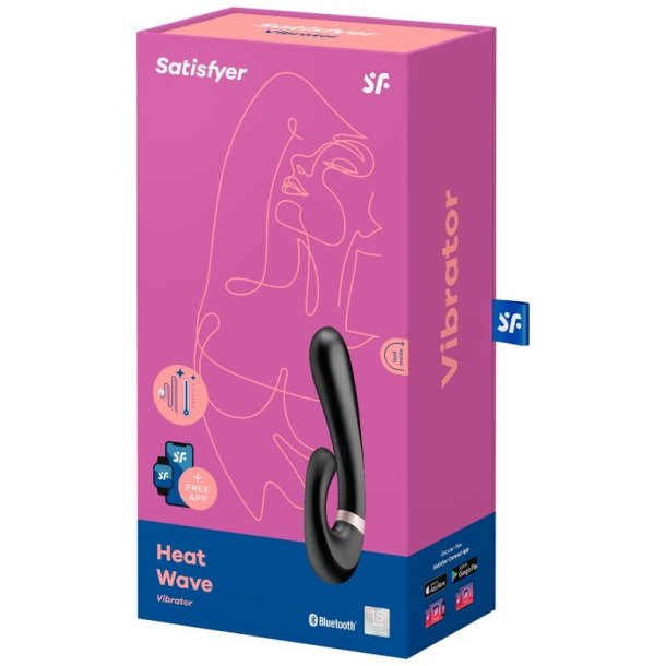 Satisfyer varmeb�lge vibrator sort