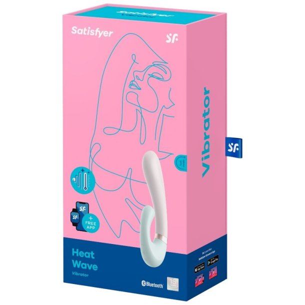 Satisfyer varmeb�lge vibrator hvid