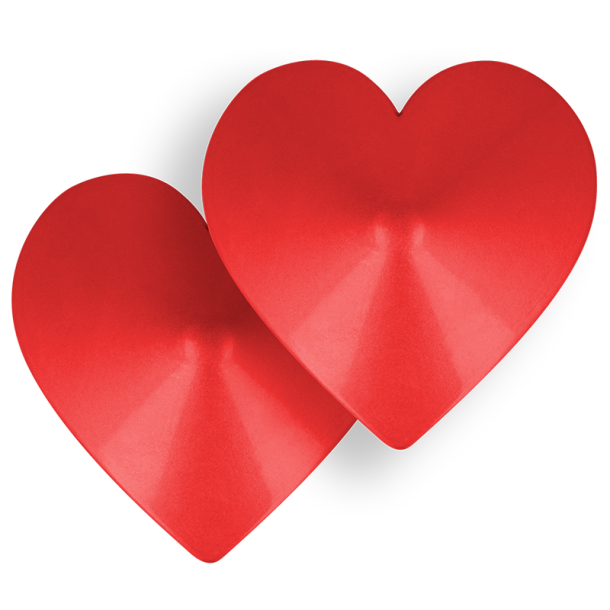 Ohmama fetish r�d heart nipple covers