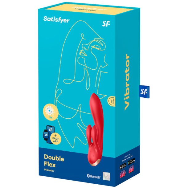 Satisfyer dobbelt flex vibrator r�d