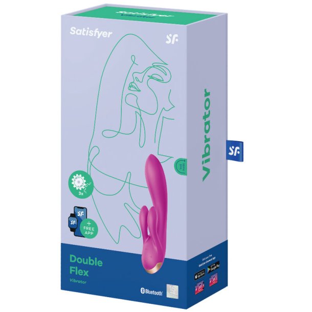 Satisfyer dobbelt flex vibrator violet