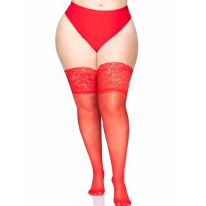 Leg Avenue sheer stay ups thigh highs plus size 