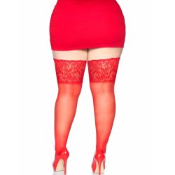 Leg Avenue sheer stay ups thigh highs plus size 