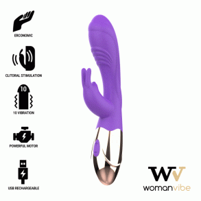 Womanvibe Viora silikone genopladelig vibrator