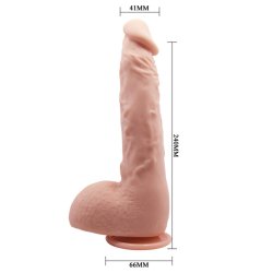 Baile jason realistisk vibrator flesh 24 cm