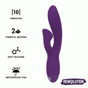 Rewolution rewofun fleksibel vibrator med kanin