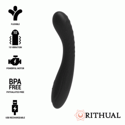 Rithual kriya G-spot stimulator genopladelig sort
