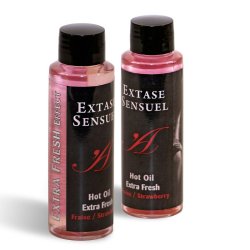 Extase sensuel varm olie ekstra frisk jordb�r 100 ml