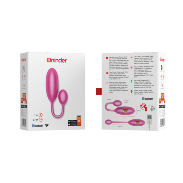 ONINDER - DENVER VIBRATENDE �G PINK 7 X 2,7 CM GRATIS APP