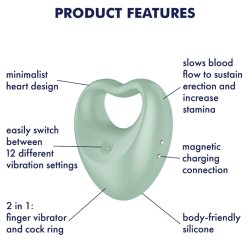 SATISSYER  MERE TILFREDS - PERFEKT PAR 3 GR�N