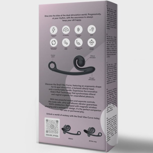 SNAIL VIBE - KURVE VIBRATOR SORT