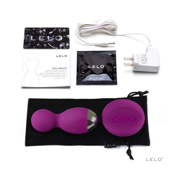 LELO hula beads deep rose