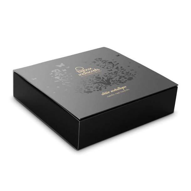 D&eacute;sir M&eacute;tallique gold/black handcuffs