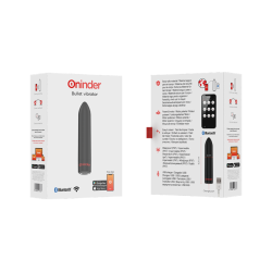 ONINDER - BERLIN BULLET VIBRATOR BLACK - GRATIS APP