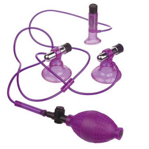 Fetish Fantasy vibrating triple suckers