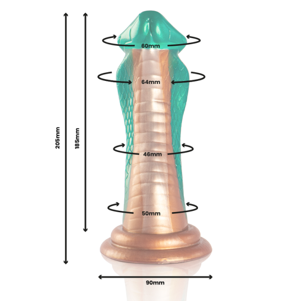 EPISK - PYTHON DILDO COBRA GR�N