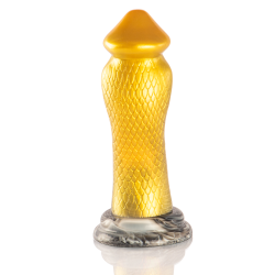 EPISK - DRAKON DILDO GUL COBRA