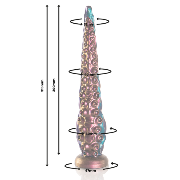 EPIC - CHARYBDIS FIN TENTACLE DILDO STOR ST�RRELSE