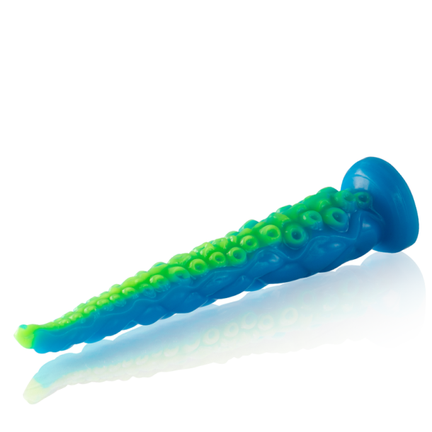 EPISK - SCYLLA FLUORESCENT TYND TENTACLE DILDO LARGE STR.