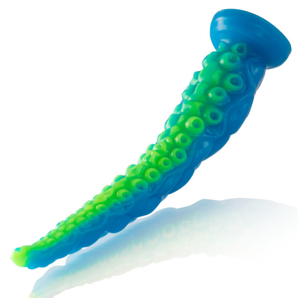 EPISK - SCYLLA FLUORESCENT TYND TENTACLE DILDO LARGE STR.