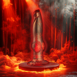 EPIC - PROMETHEUS DILDO TITAN IN FLAMES FJERNBETJENING
