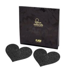 Bijoux Pezoneras heartshaped nipplecovers black