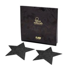 Bijoux Pezoneras starshaped nipplecovers black