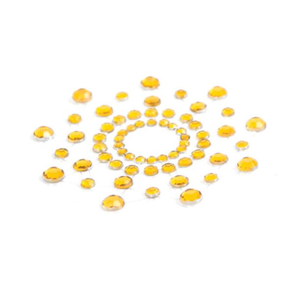 Bijoux Mimi gold rhinestone nipplecovers 2 stk 
