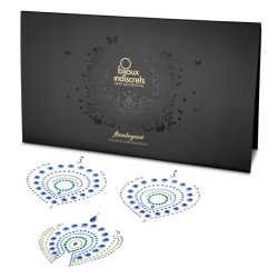 Bijoux juvel kropsdekorationer bl�/gr�n 3 stk