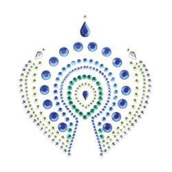 Bijoux juvel kropsdekorationer bl�/gr�n 3 stk