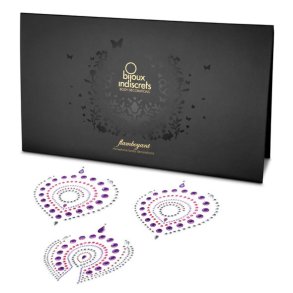 Bijoux juvel kropsdekorationer lilla/pink 3 stk