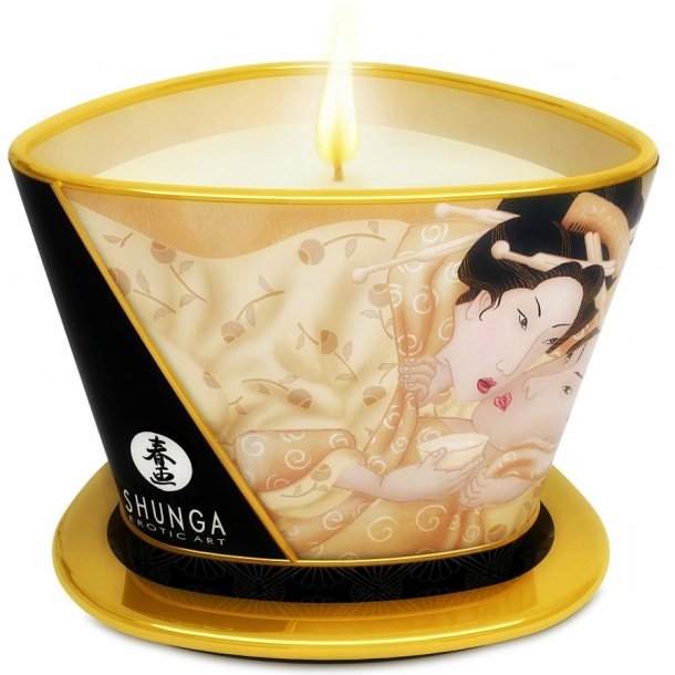 Shunga Mini Caress massage lys vanilje