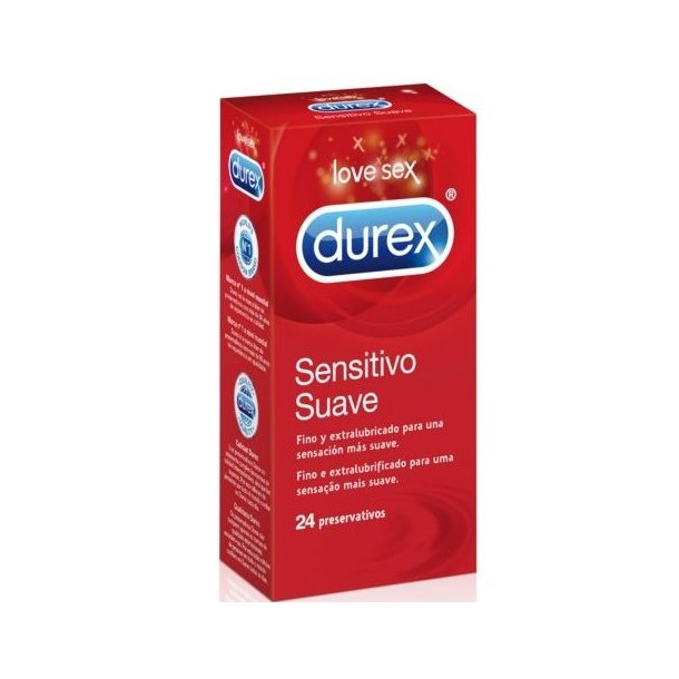 Durex soft and sensitive 24 stk kondomer
