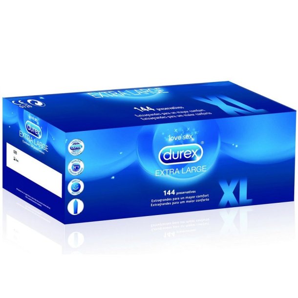 Durex extra large XL 144 stk kondomer