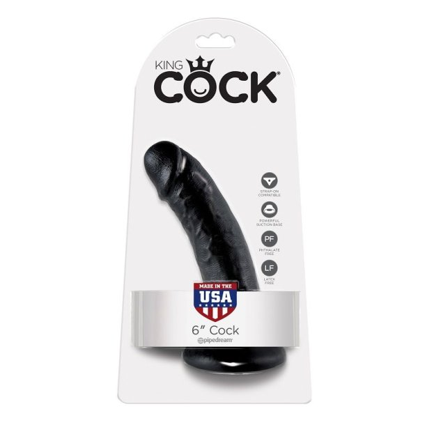 Pipedream King Cock dildo sort 15,2 cm