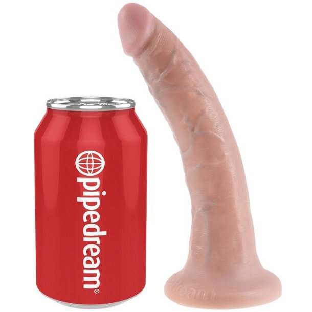 Pipedream King Cock dildo lys 17,8 cm