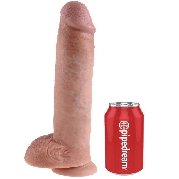 Pipedream King Cock lys dildo penis 28 cm