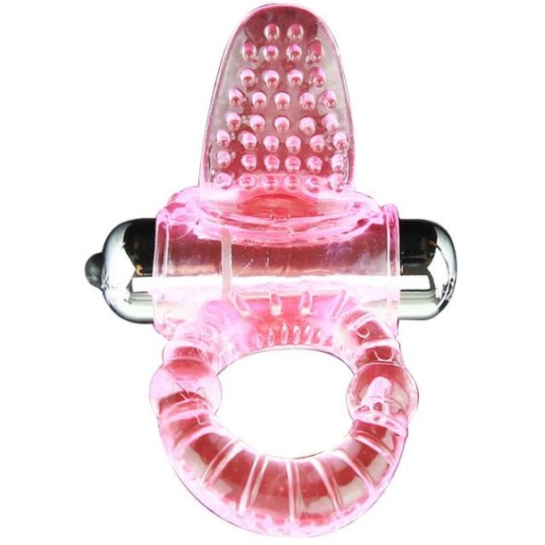 Baile pink cock ring with bullet