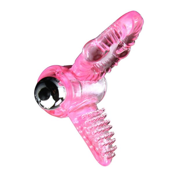 Baile pink cock ring with bullet