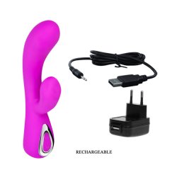 Pretty Love lilla silikone h�j teknologi vibrator