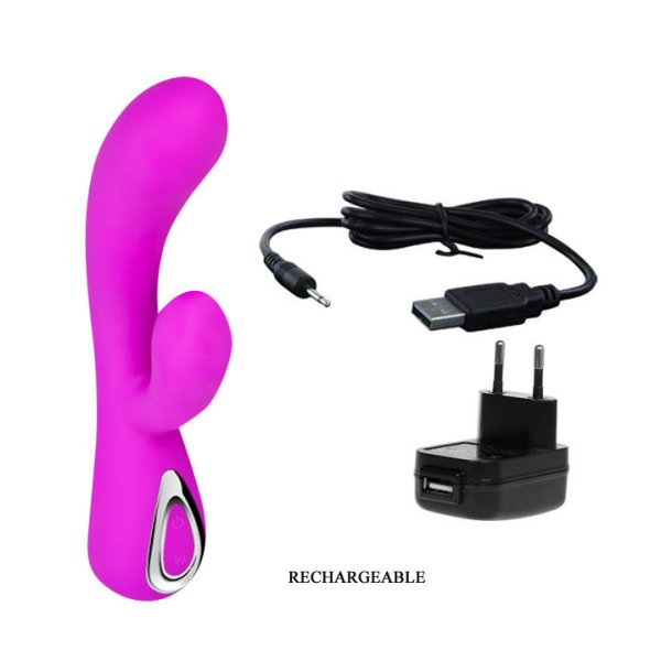 Pretty Love lilla silikone h�j teknologi vibrator